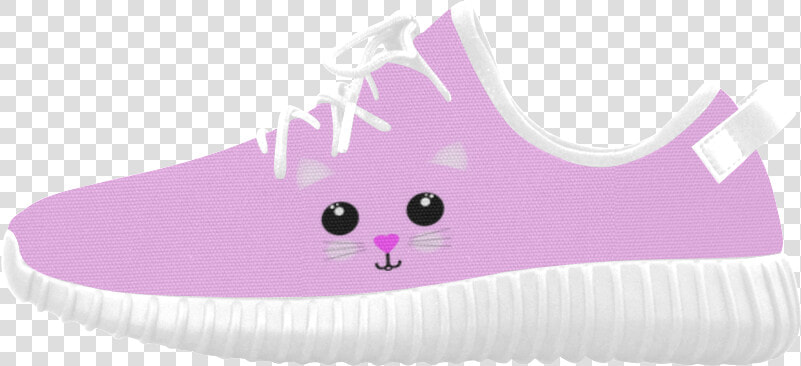 Kawaii Kitty Grus Women S Breathable Woven Running   Skate Shoe  HD Png DownloadTransparent PNG