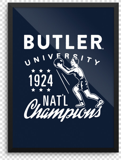 Butler 1924 Champs Poster Data large Image   cdn   Poster  HD Png DownloadTransparent PNG