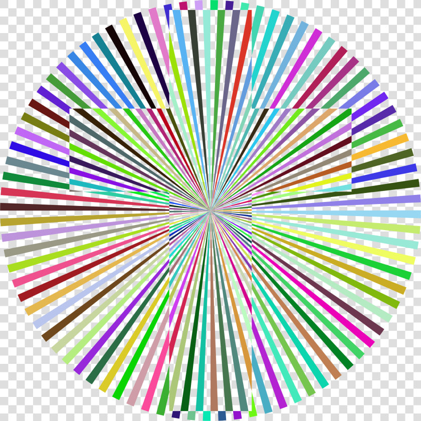 Prismatic Cross Sunburst   Siemens Star  HD Png DownloadTransparent PNG