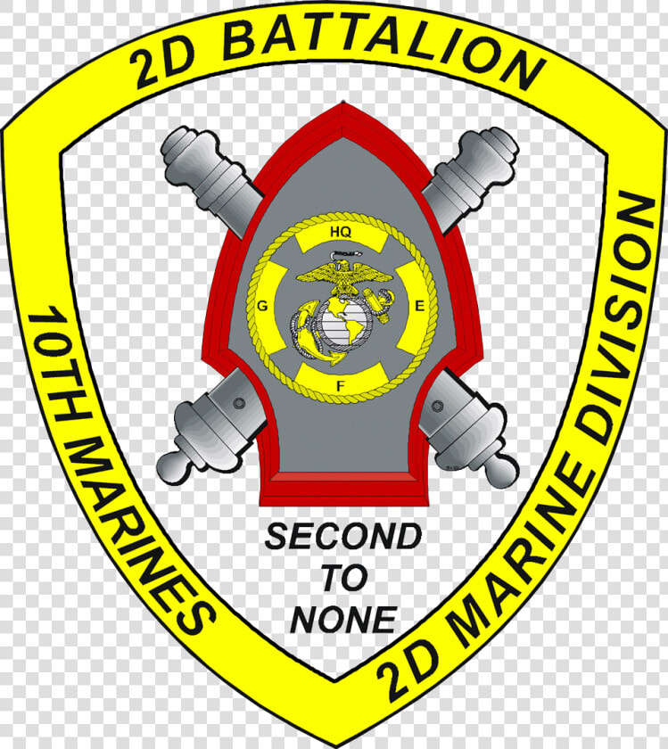 2nd Battalion 10th Marines Logo   2nd Battalion 10th Marines 2nd Marine Division  HD Png DownloadTransparent PNG