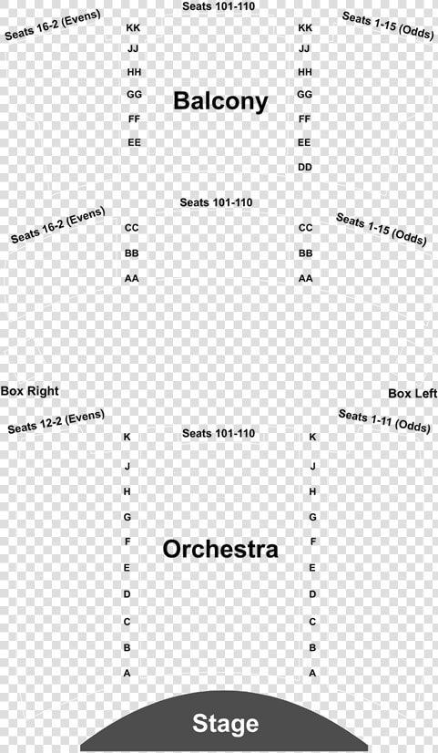 Avalon Theater Grand Junction Seating Chart  HD Png DownloadTransparent PNG