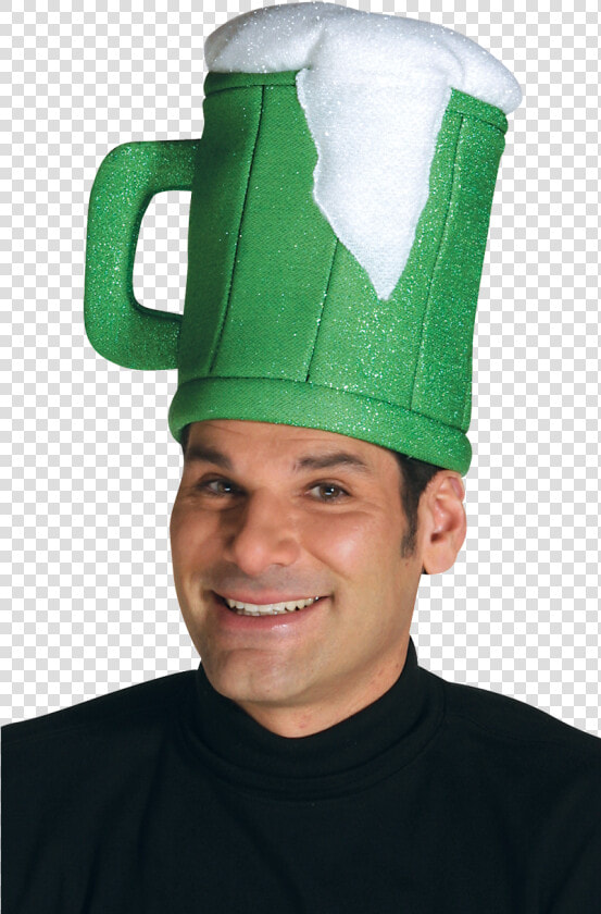 Green Beer Mug Hat   Green Beer  HD Png DownloadTransparent PNG