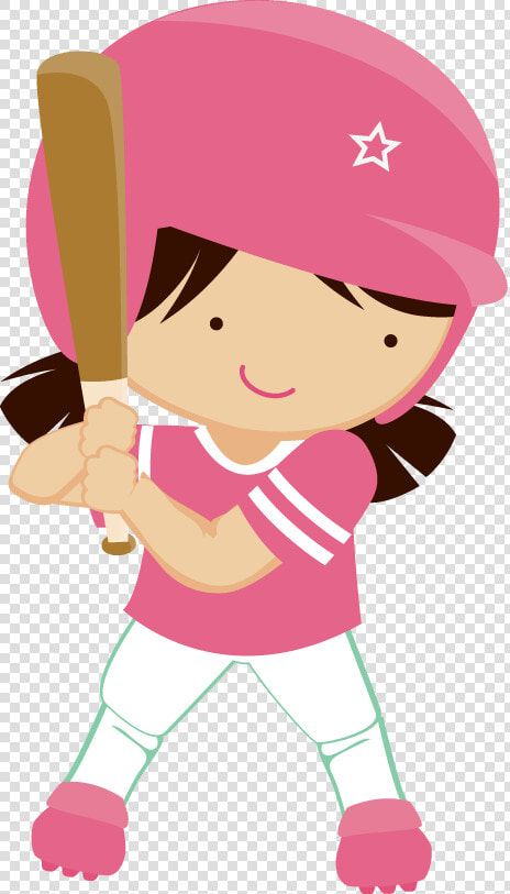 Minus Say Hello Stamped   Girl Baseball Clipart  HD Png DownloadTransparent PNG