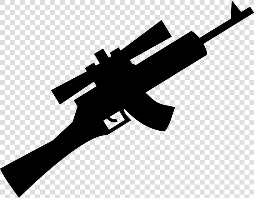 Sniper Rifle   Rifle Icon Black Png  Transparent PngTransparent PNG