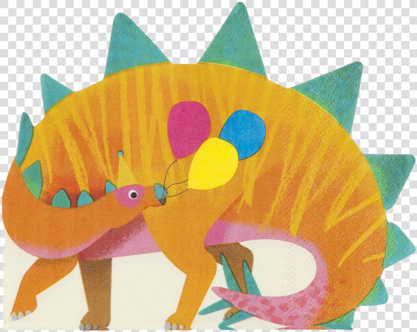 Party Dinosaurs Shaped Napkins  HD Png DownloadTransparent PNG