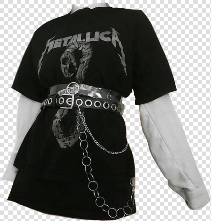  cute  outfit  outfits  black  png  pngs  metallica   E Girl Aesthetic Outfits  Transparent PngTransparent PNG