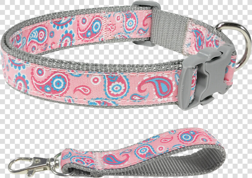 Spring Bloom Timeless Iconic Paisley Baby Pink Dog   Strap  HD Png DownloadTransparent PNG