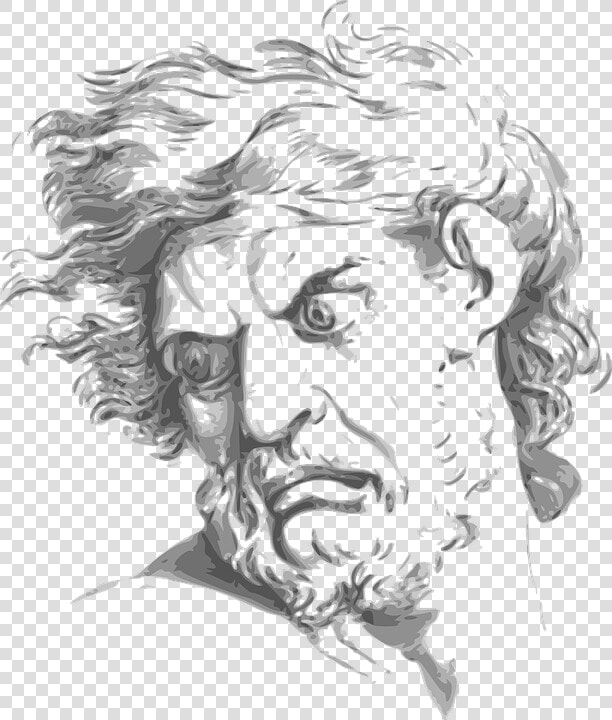 Angry  Expression  God  Bearded  Face  Man   Drawing Sinners In The Hands Of An Angry God  HD Png DownloadTransparent PNG