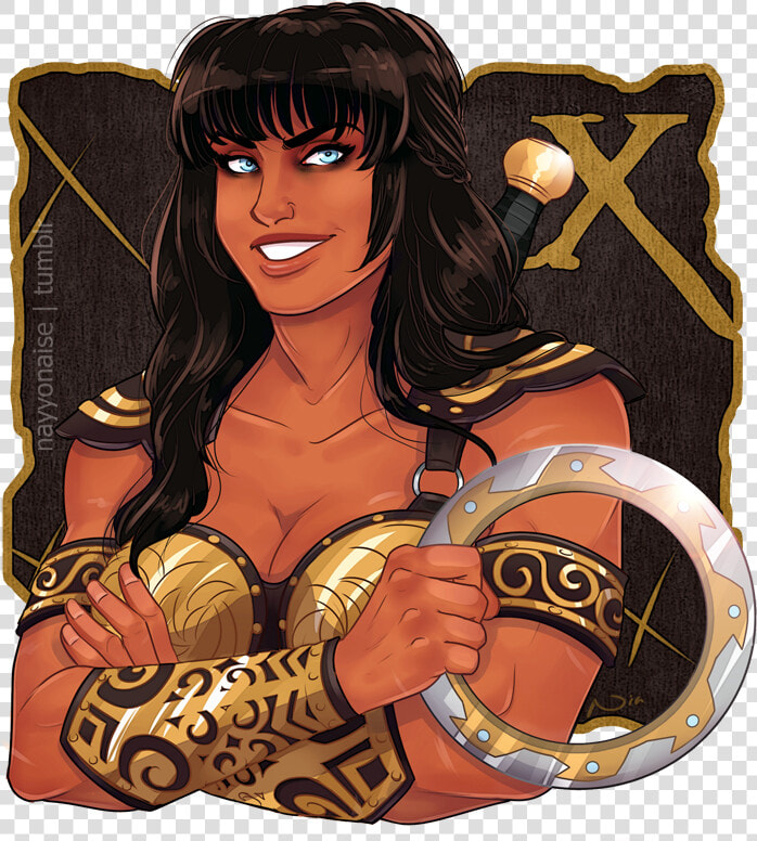 Xena By Nia   Desenhos De Xena A Princesa Guerreira  HD Png DownloadTransparent PNG