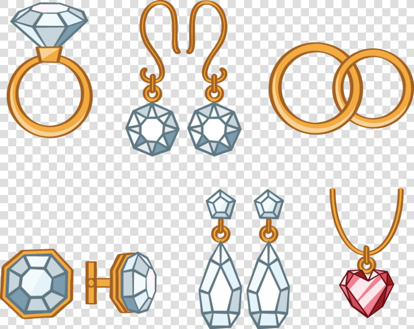 Cartoon Gemstone Clip Art   Cartoon Jewellery Clipart  HD Png DownloadTransparent PNG