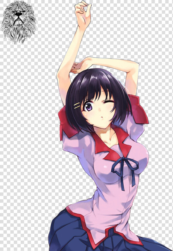 Tsubasa Hanekawa Render  HD Png DownloadTransparent PNG