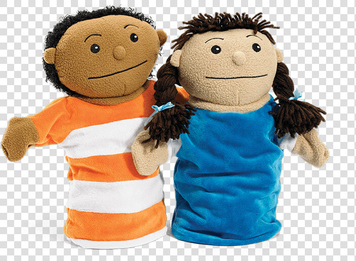 Second Step Boy And Girl Puppets   Second Step Curriculum Preschool  HD Png DownloadTransparent PNG