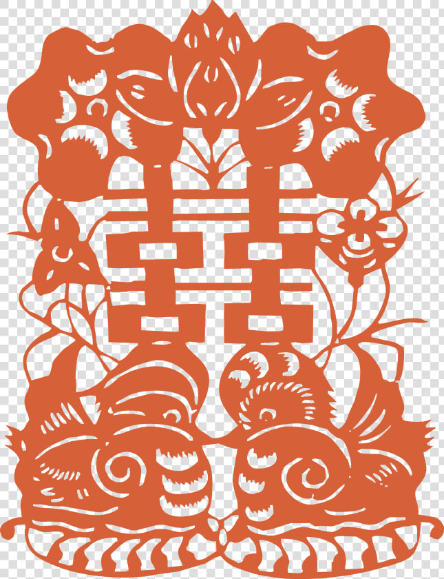 China Cross Stitch Chinese Marriage Pattern   Wedding Cross Stitch Chinese  HD Png DownloadTransparent PNG