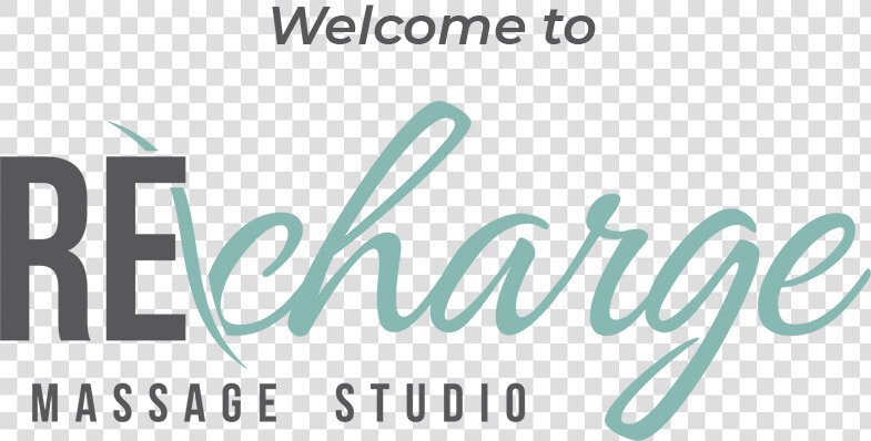 Recharge Massage Studio Logo   Calligraphy  HD Png DownloadTransparent PNG