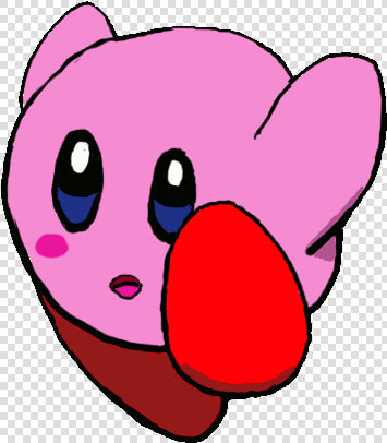 Kirby Running By Goombablood Heart Running De Gif   Cartoon  HD Png DownloadTransparent PNG