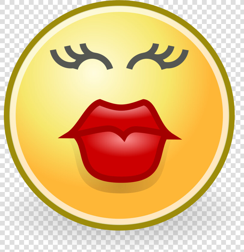 Kiss Clipart Small   Kiss Face  HD Png DownloadTransparent PNG