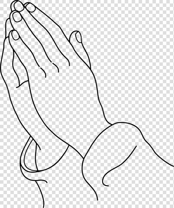 Praying Hands Png   Praying Hands Line Art  Transparent PngTransparent PNG