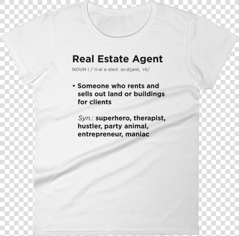 Real Estate Agent Definition Shirt   Active Shirt  HD Png DownloadTransparent PNG