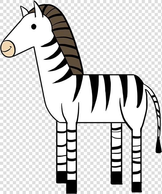 How To Draw Zebra   Easy Drawing Of A Zebra  HD Png DownloadTransparent PNG