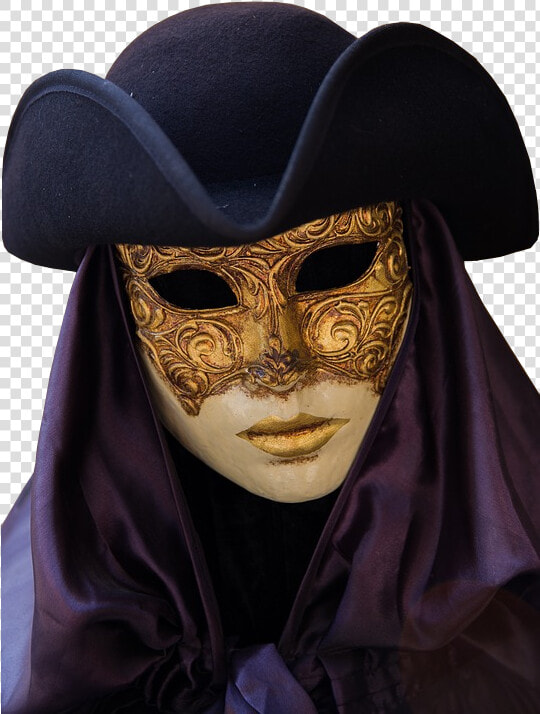 Venice Carnival Costume With Mask And Hat   Venice Carnival Masks Png  Transparent PngTransparent PNG