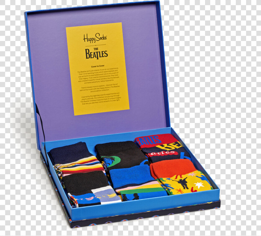 Happy Socks Beatles Box  HD Png DownloadTransparent PNG