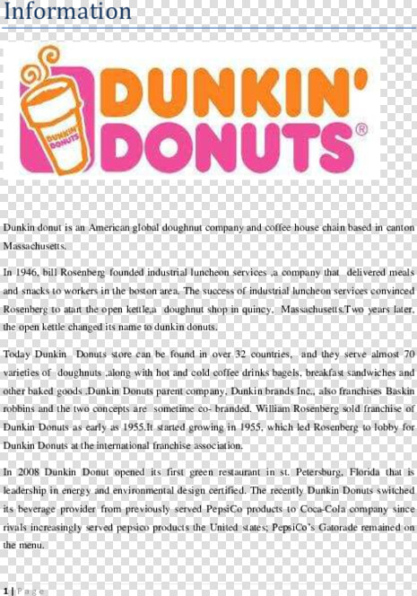 Dunkin Donuts Logo 2018  HD Png DownloadTransparent PNG