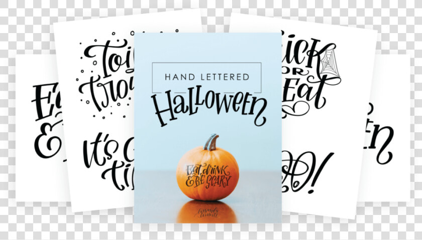 Hand Lettered Halloween Pumpkin Tracer Package Preview   Pumpkin  HD Png DownloadTransparent PNG