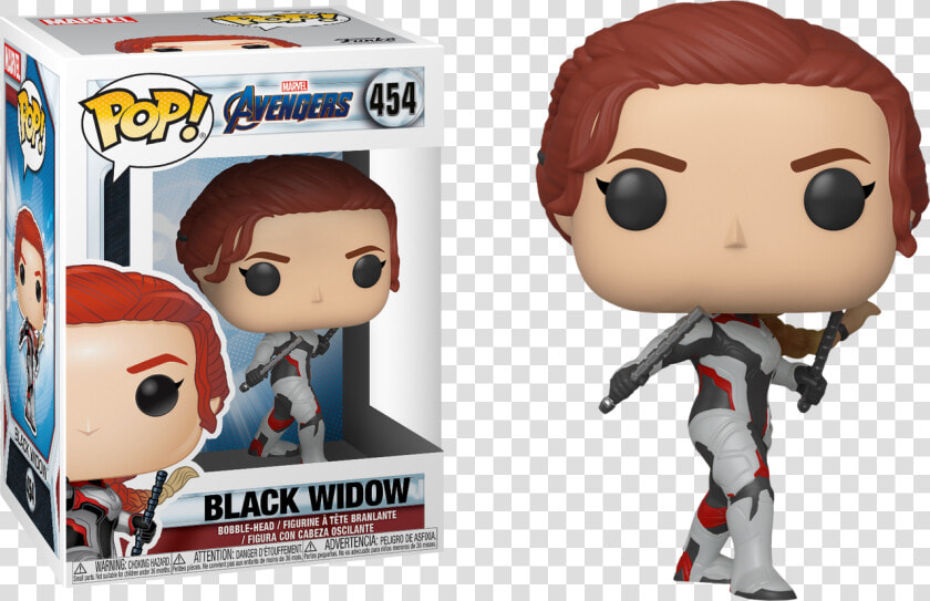 Black Widow In Team Suit Pop Vinyl Figure   Funko Pop De Avengers Endgame  HD Png DownloadTransparent PNG