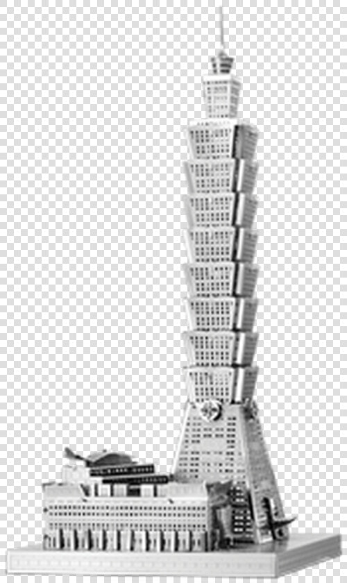 Taipei 101 Metal Model Kit   Taipei 101  HD Png DownloadTransparent PNG