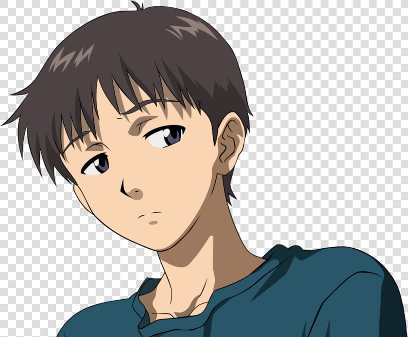 6 Most Hated Main Characters In Anime   Shinji Ikari Png  Transparent PngTransparent PNG