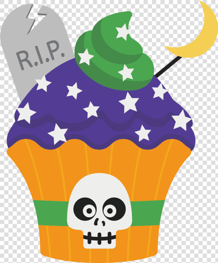 Banner Free Halloween Cupcake   Livre Peur Du Noir  HD Png DownloadTransparent PNG