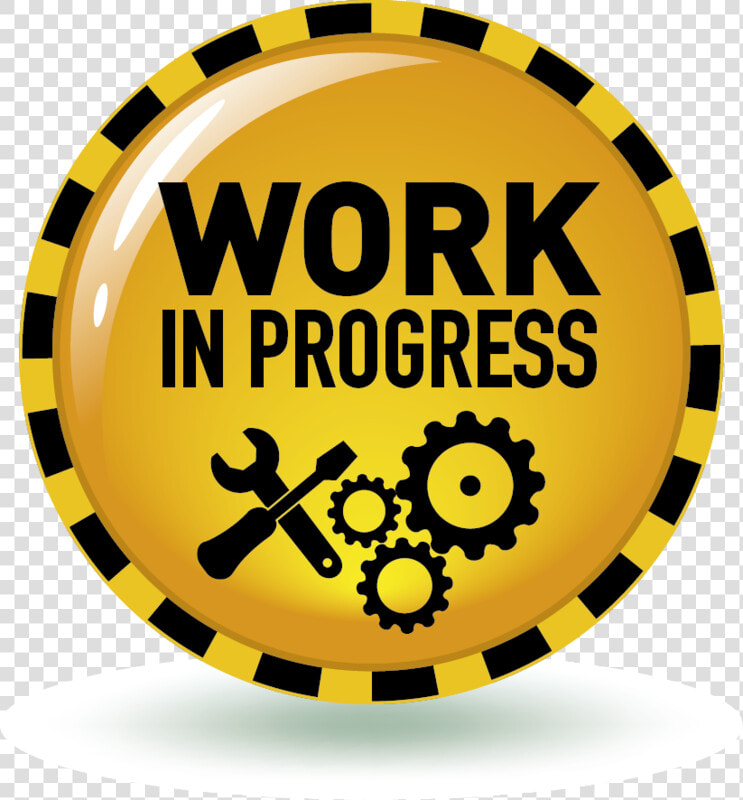 Transparent Progress Clipart   Transparent Work In Progress Icon  HD Png DownloadTransparent PNG