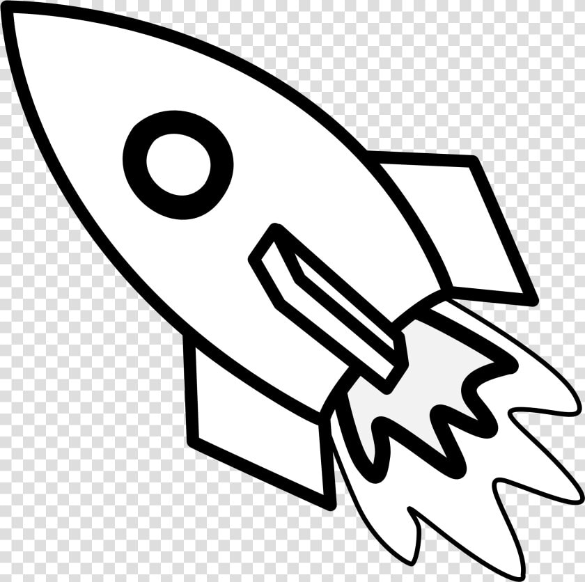 Rocket Clip Art Free Free Clipart Images   Rocket Clip Art Black And White  HD Png DownloadTransparent PNG