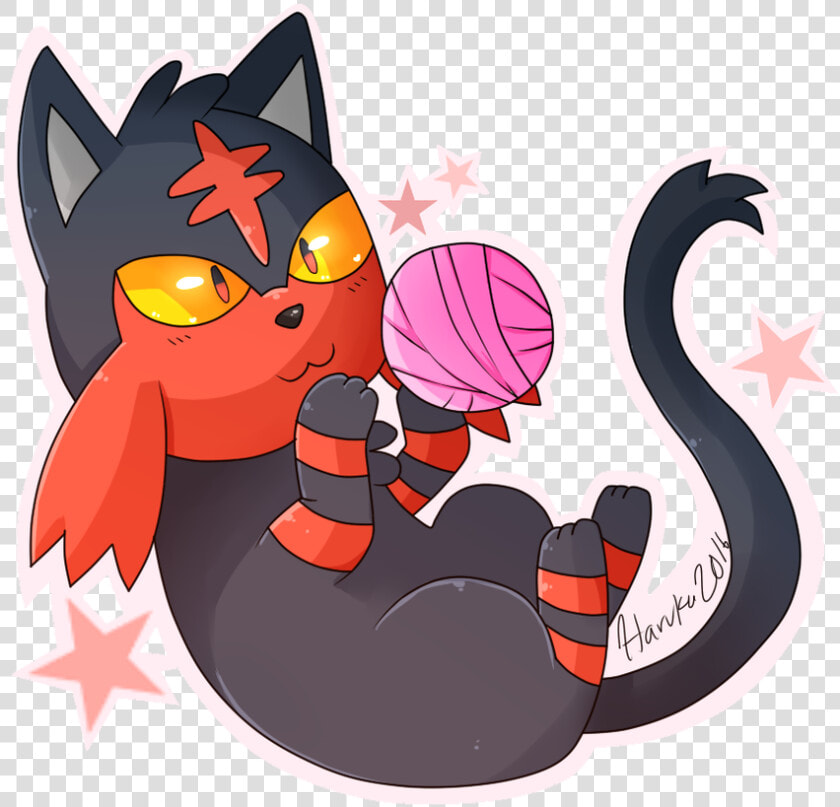 Litten With A Ball Clipart   Png Download   Cartoon  Transparent PngTransparent PNG