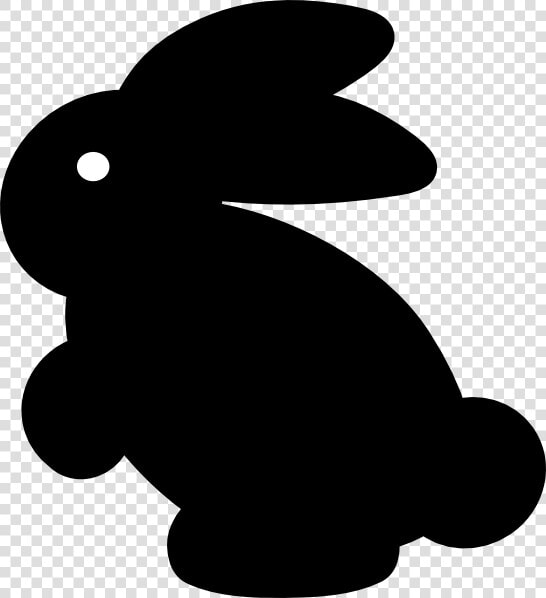 White Rabbit Easter Bunny Clip Art   Black Bunny Clipart  HD Png DownloadTransparent PNG