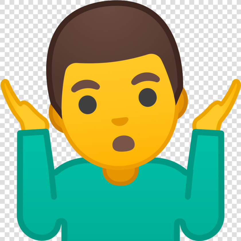 Man Shrugging Icon   Dont Know Emoji Png  Transparent PngTransparent PNG