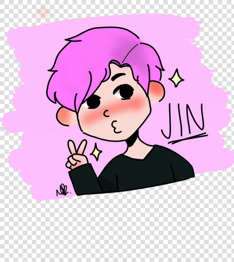 Kim Seokjin   Cartoon  HD Png DownloadTransparent PNG