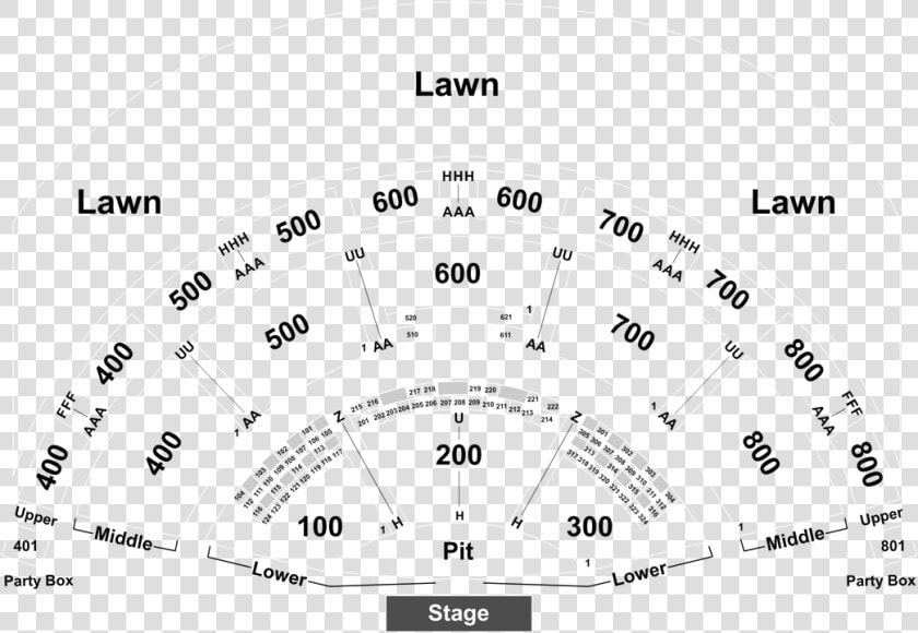 Xfinity Theater Seating Chart 600 Ddd  HD Png DownloadTransparent PNG