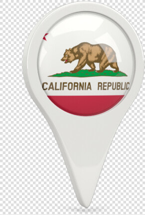 Round Pin Icon   New California Republic Flag  HD Png DownloadTransparent PNG