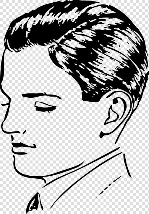 Head  Boy  Face  Side  Looking  Sad  Unhappy  Man   Drawing Of A Boy Head  HD Png DownloadTransparent PNG