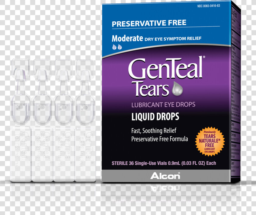 Genteal Preservative Free Drops  HD Png DownloadTransparent PNG