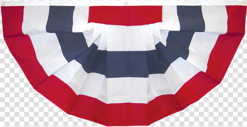 Patriotic Pleated Fan Cotton   American Flag Bunting Transparent  HD Png DownloadTransparent PNG