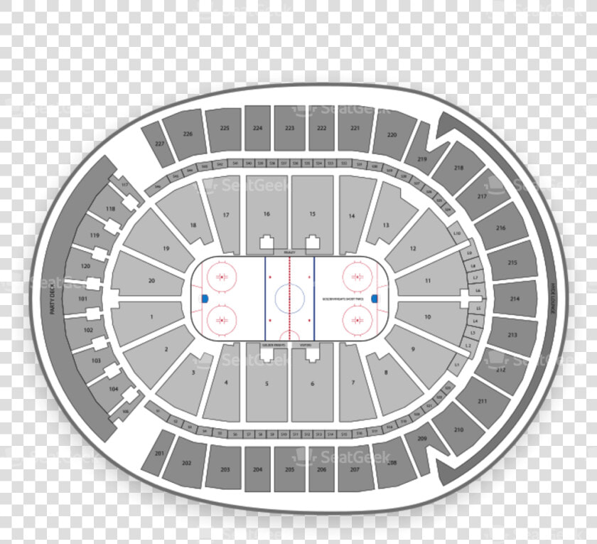 T Mobile Arena Seating Chart Hockey  HD Png DownloadTransparent PNG