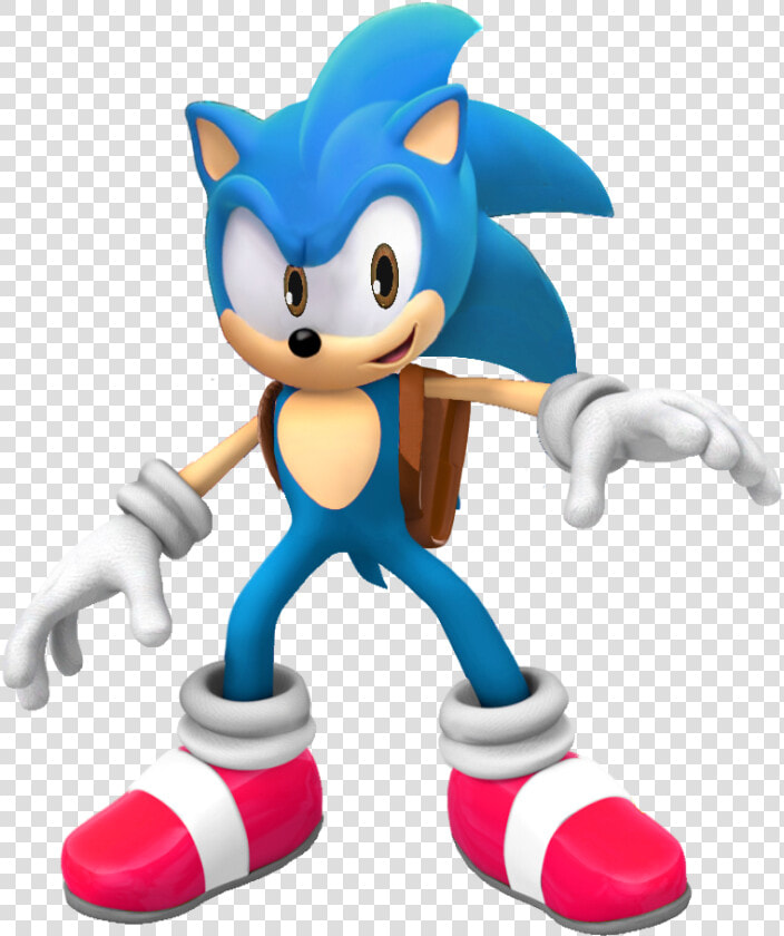 Sonic The Hedgehog Satam Modern Way Past Cool Backpack   Sa2 Sonic All Upgrades  HD Png DownloadTransparent PNG