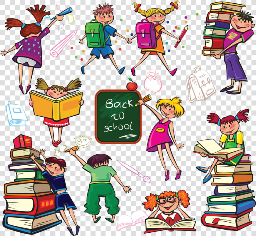 Cartoon Children Transprent Png   Related To School Life  Transparent PngTransparent PNG