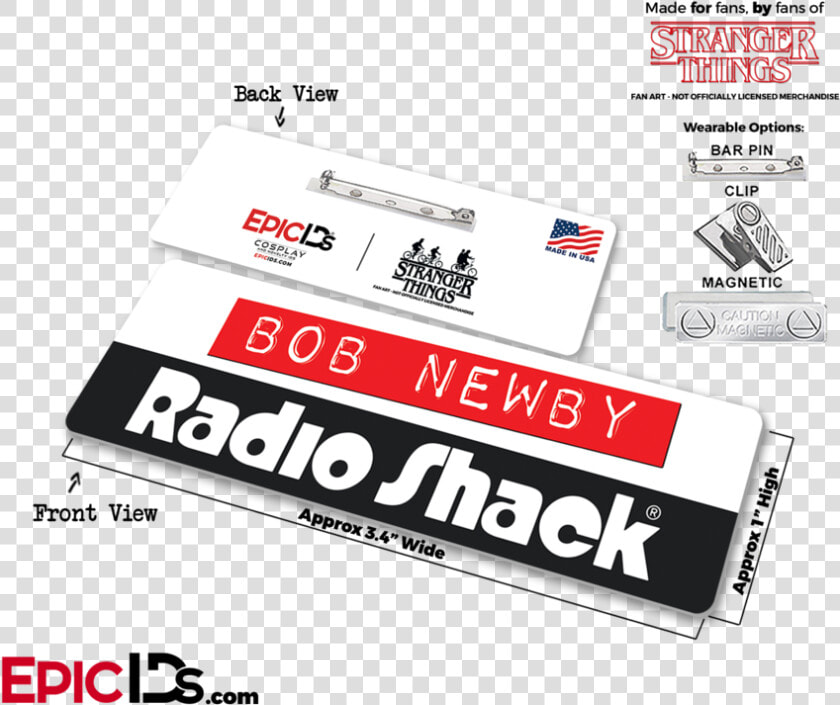 Retro Radio Shack Stranger Things   Radio Shack Stranger Things  HD Png DownloadTransparent PNG