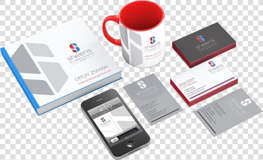 Various Sheens Stationary  Branding Created By Thumbprint  HD Png DownloadTransparent PNG