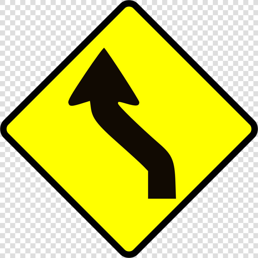 Road Curves Left Then Right Sign  HD Png DownloadTransparent PNG