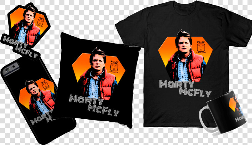 Marty Mcfly Tshirt  Mug  Phone Cases   Active Shirt  HD Png DownloadTransparent PNG