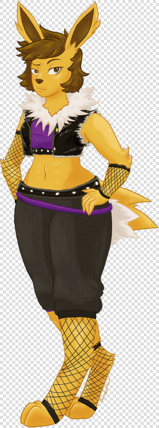 Jolteon Girl   Cartoon  HD Png DownloadTransparent PNG